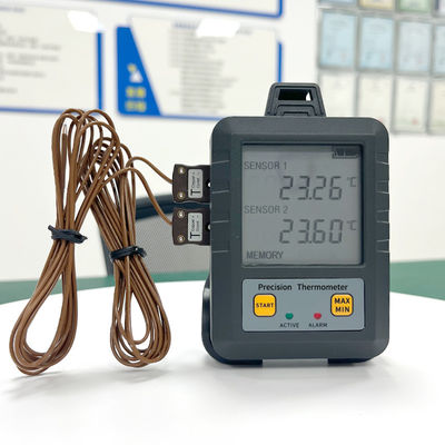 97*72*31mm Thermomètre NTC à double canal pour équipement de test de température de haute précision
