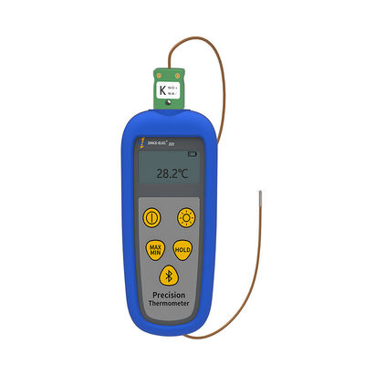 Thermomètre numérique à thermocouple de type K à canal unique alimenté par batterie pour l'industrie