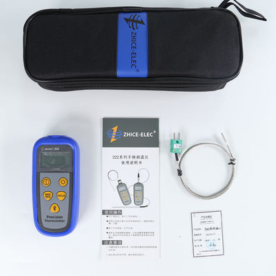 Thermomètre numérique à thermocouple de type K à canal unique alimenté par batterie pour l'industrie