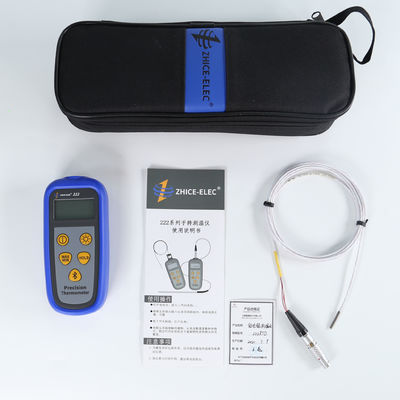 Thermomètre RTD PT100 industriel de poche supporté par OEM pour des essais de température précis
