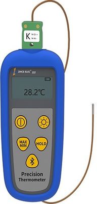 Thermomètre à thermocouple industriel portatif -40 150C Portée de mesure 206g Probes exclues