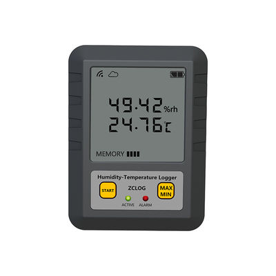 97*72*31mm Affichage LCD industriel en temps réel sans fil enregistreur de température et d'humidité avec WIFI