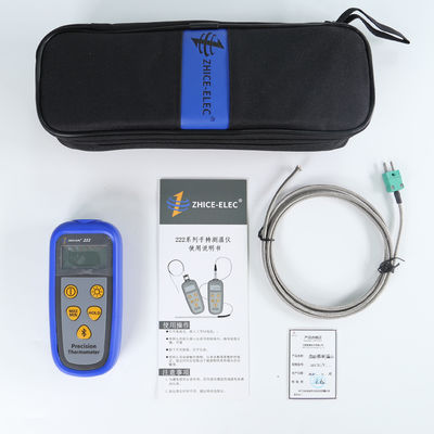 Thermomètre à thermocouple à canal unique portatif de 142*61*28 mm pour laboratoire d'étalonnage