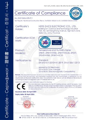 Affichage LCD Numérique à main, ampoule sèche et humide, hygromètre de température et d'humidité avec capteur