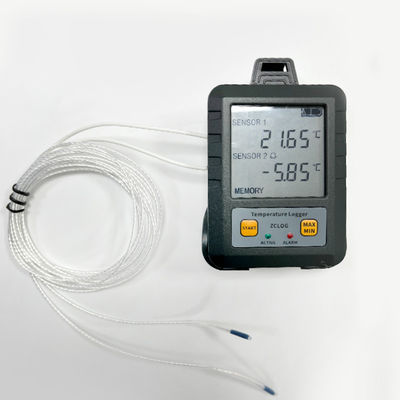 Thermomètre thermistorique industriel à haute précision à 2 canaux pour la mesure de la température