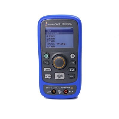 Calibrateur à boucle portatif multifonctionnel Tension actuelle 4-20mA Générateur de signal HART