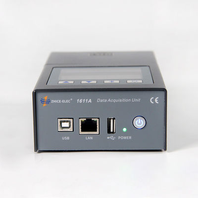 16 canaux de thermomètre à thermocouple avec écran LCD et support personnalisé