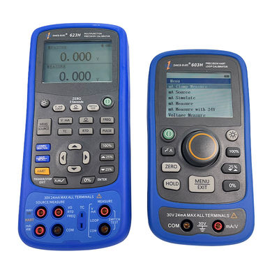 Calibrateur d'étalonnage de procédé de 208*95*45mm avec classe de haute précision et sortie 4-20ma Volt Hz