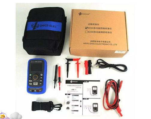 Calibrateur d'étalonnage de procédé de 208*95*45mm avec classe de haute précision et sortie 4-20ma Volt Hz
