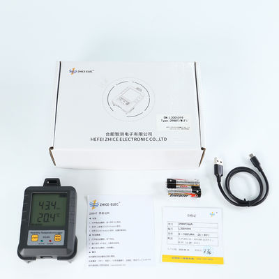Intervalle d'échantillonnage 0,1 min-24h Industrie pharmaceutique Affichage WIFI LCD Enregistreur de données de température et d'humidité