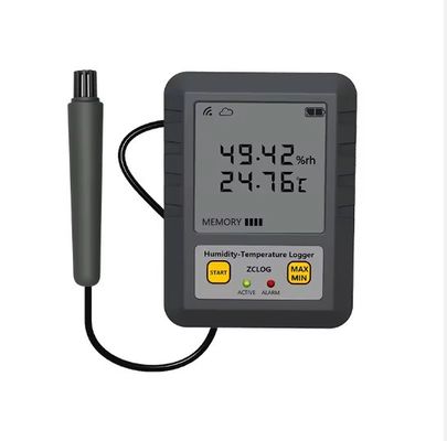 Industrie pharmaceutique Téléviseur WIFI LCD enregistreur de données de température et d'humidité avec capteur 97*72*31mm