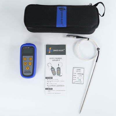 Thermomètre RTD à rétroéclairage LCD à canal unique avec capteur 0.001C Résolution 142*61*28mm