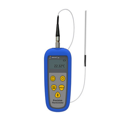 Thermomètre RTD à canal unique -200-660 °C avec acier inoxydable à tige longue