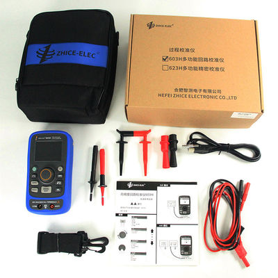 4-20mA 24V de puissance Calibrateur de boucle de calibration de test multifonction portable avec HART