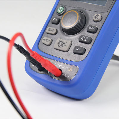 Calibrateur de boucle d'essai d'étalonnage de processus de température avec Hart et 24V de puissance de boucle