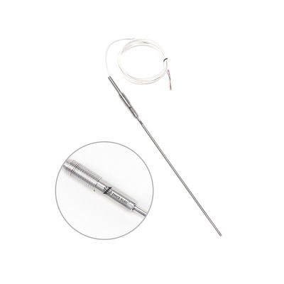 Témperature de la tresse en acier inoxydable imperméable à l'eau 4 fils RTD PRT sonde pour une haute précision
