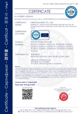 Enregistreur de données de température et de pression sans fil de haute précision Zhice-elec ZC02TPS avec adaptateur