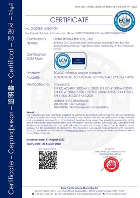ZCLOG DAQ Industrie alimentaire pharmaceutique Test thermique distribué Enregistreur de données sans fil de température et d'humidité