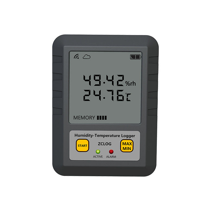 Affichage LCD haute précision en temps réel enregistreur de données de température et d'humidité pour l'industrie