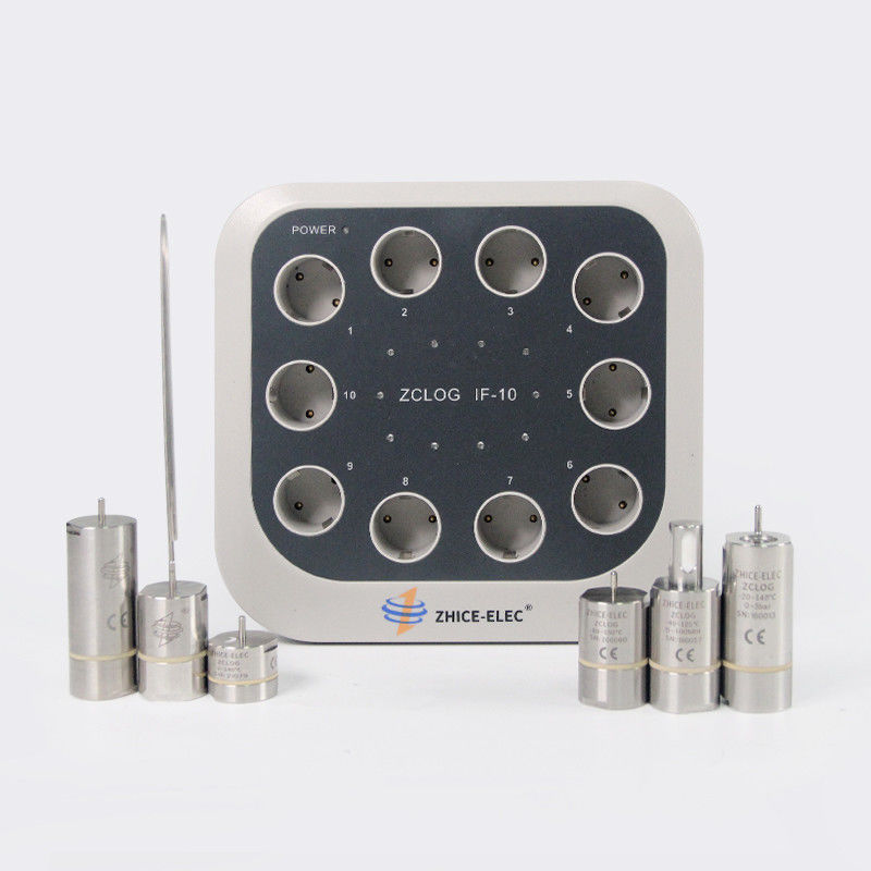 Enregistreur de données de température et de pression sans fil multi 10 8 canaux pour autoclave ZCLOG DAQ