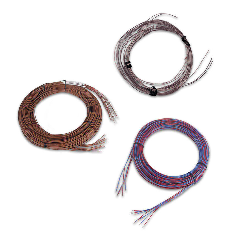 Probe à thermocouple de type K en alliage à noyau unique tressée avec prise pour températures élevées