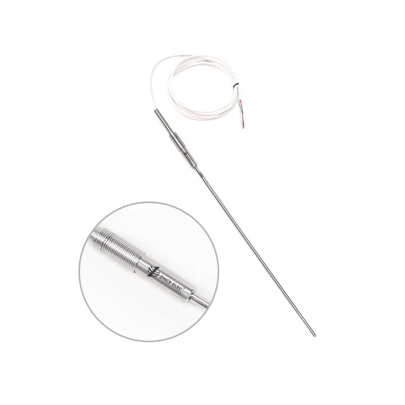 Témperature de la tresse en acier inoxydable imperméable à l'eau 4 fils RTD PRT sonde pour une haute précision